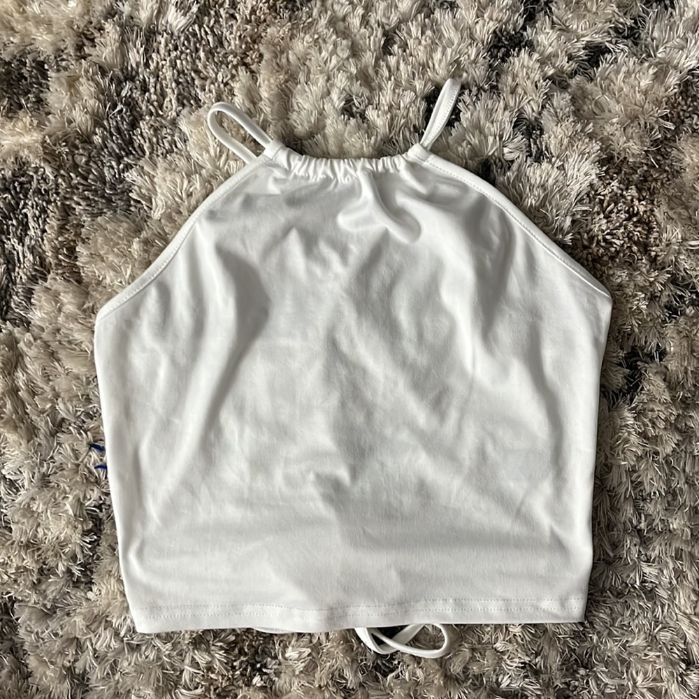 White tank top